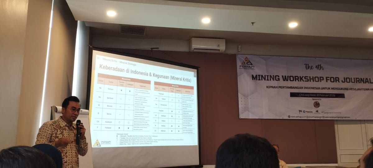 PERHAPI Mining Workshop For Journalist: Soroti Strategi Mineral Kritis Menuju Indonesia Emas 2045