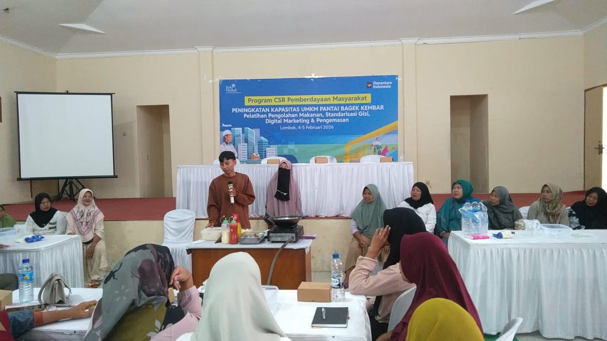 PLN EPI Gelar Pelatihan Peningkatan Kapasitas UMKM Di NTB