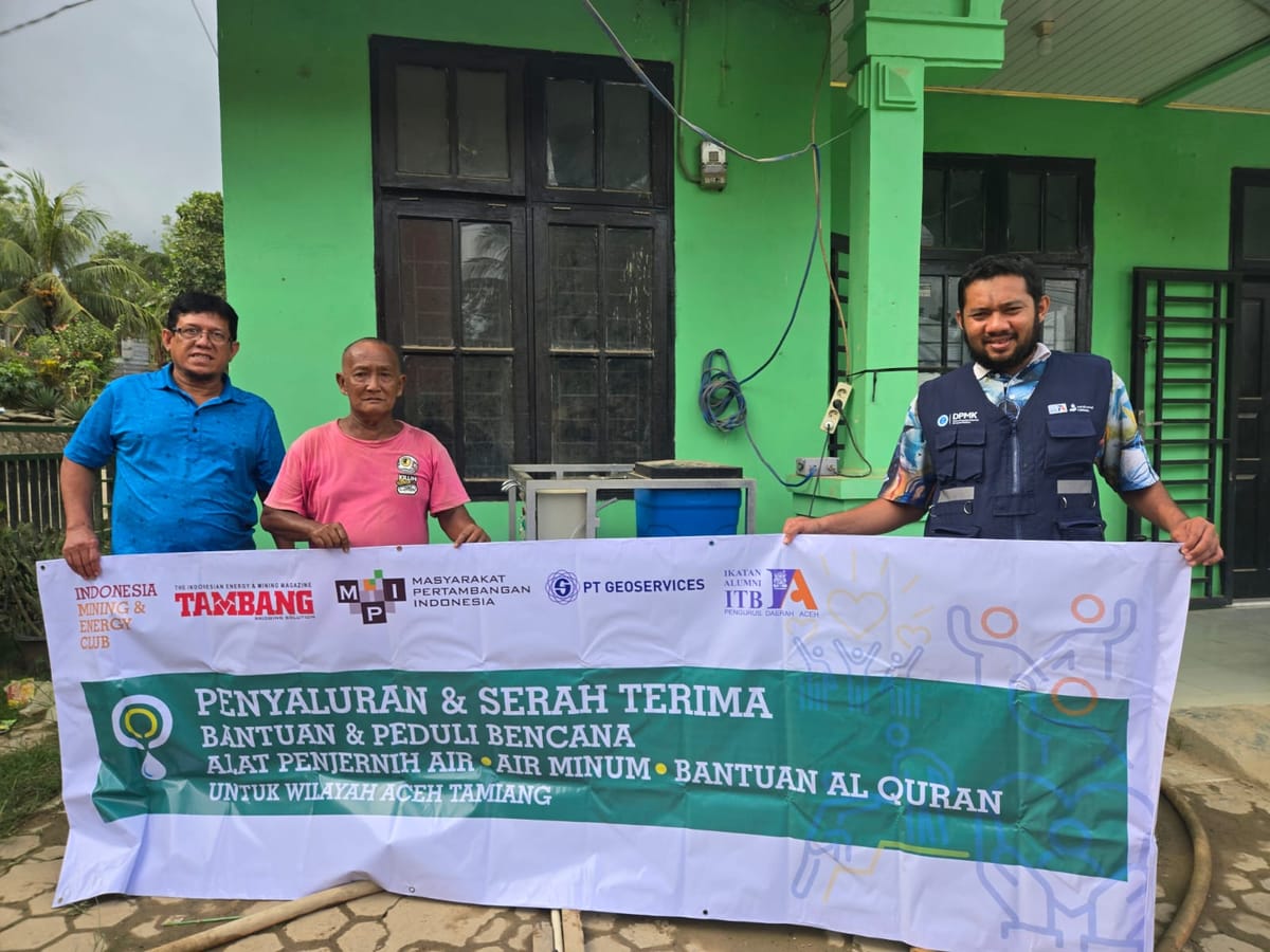 MPI–TAMBANG Serahterimakan Bantuan untuk Korban Bencana Aceh