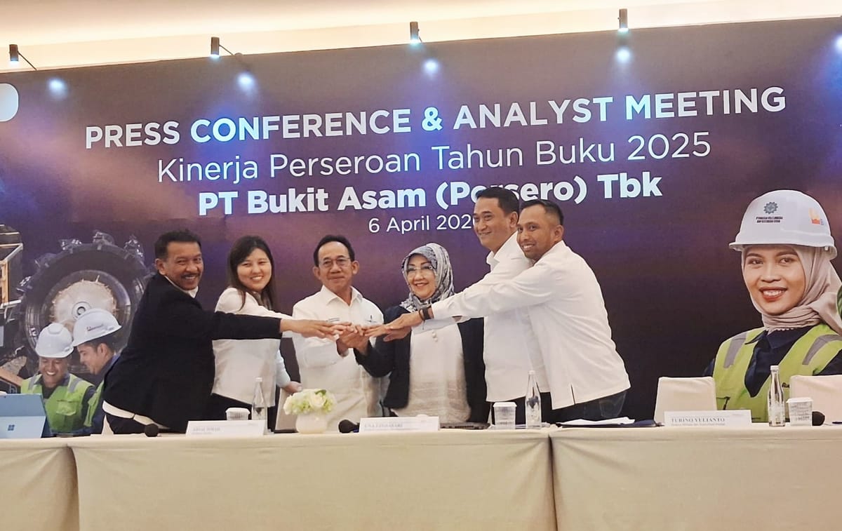 Jatah RKAB Tetap, PTBA Targetkan Produksi Batu Bara 49,5 Juta Ton pada 2026