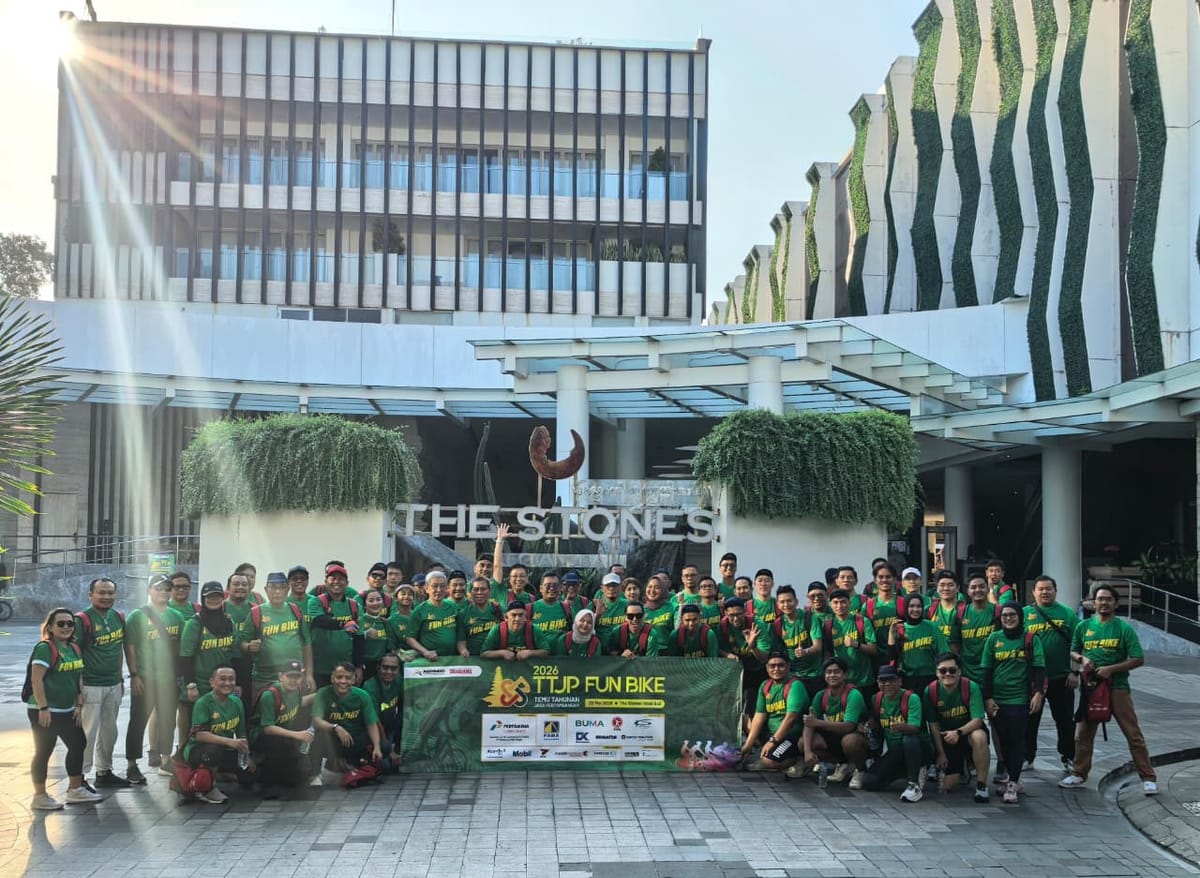 Fun Bike TTJP 2026 Kampanyekan Gaya Hidup Sehat bagi Pelaku Industri Tambang