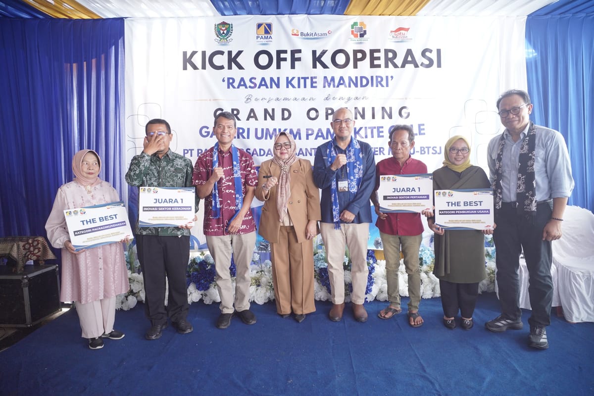 Songsong Kemandirian Ekonomi Nontambang, PAMA Resmikan Galeri UMKM Rasan Kite Mandiri
