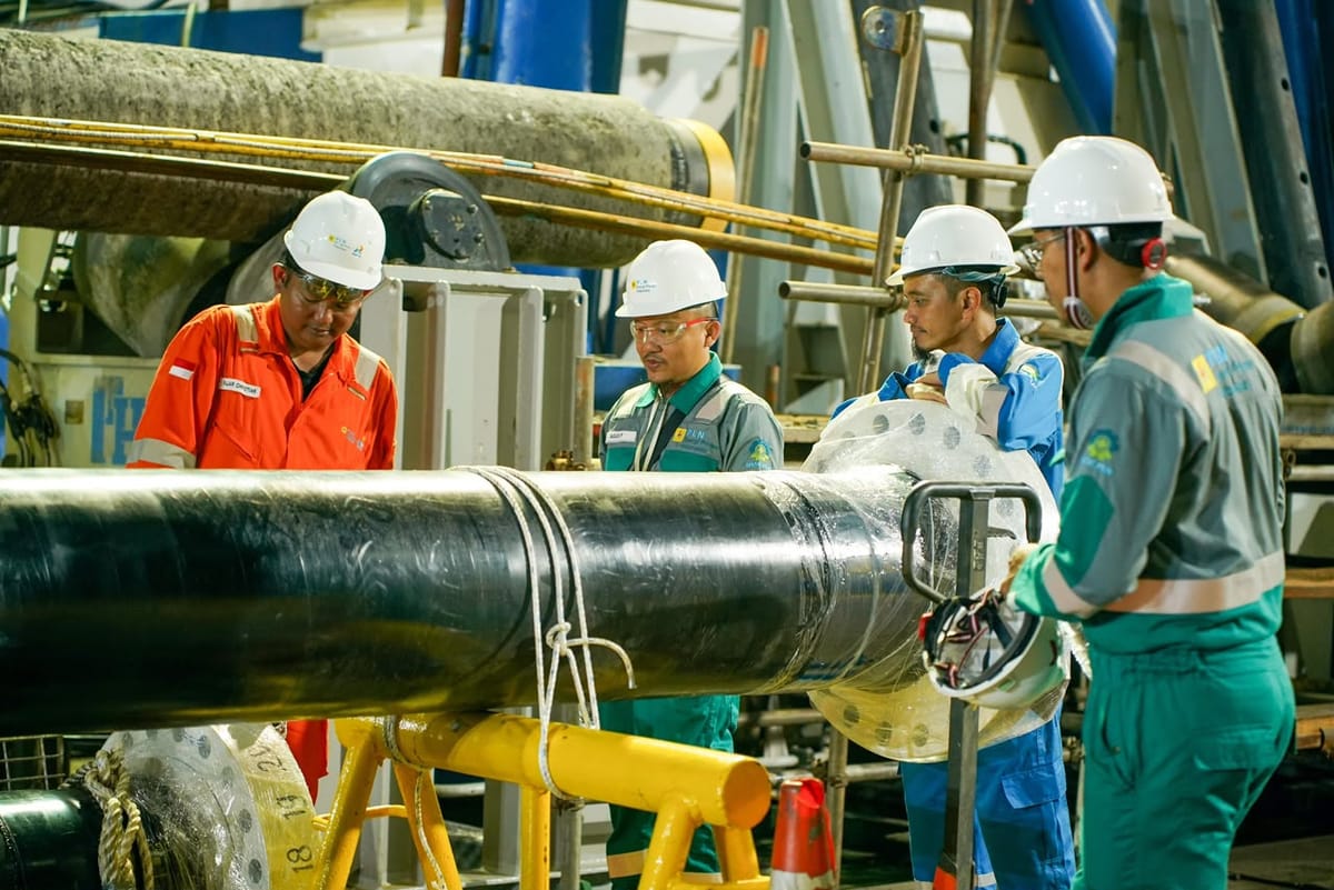 Pekerjaan Hot Tap Di Proyek Pipa Gas WNTS Tuntas, Gas West Natuna Siap Dialirkan ke Domestik