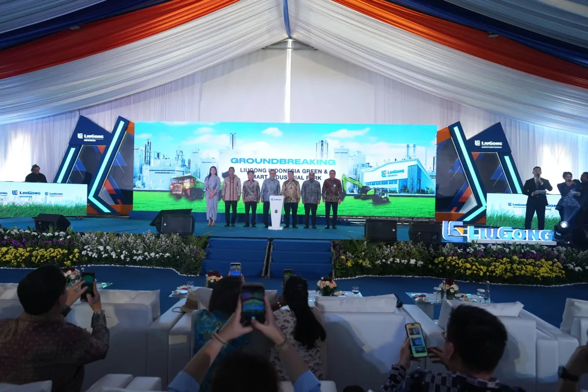 LiuGong Mulai Bangun Pabrik Alat Berat EV di Karawang, Investasi Awal Capai Rp1,3 Triliun