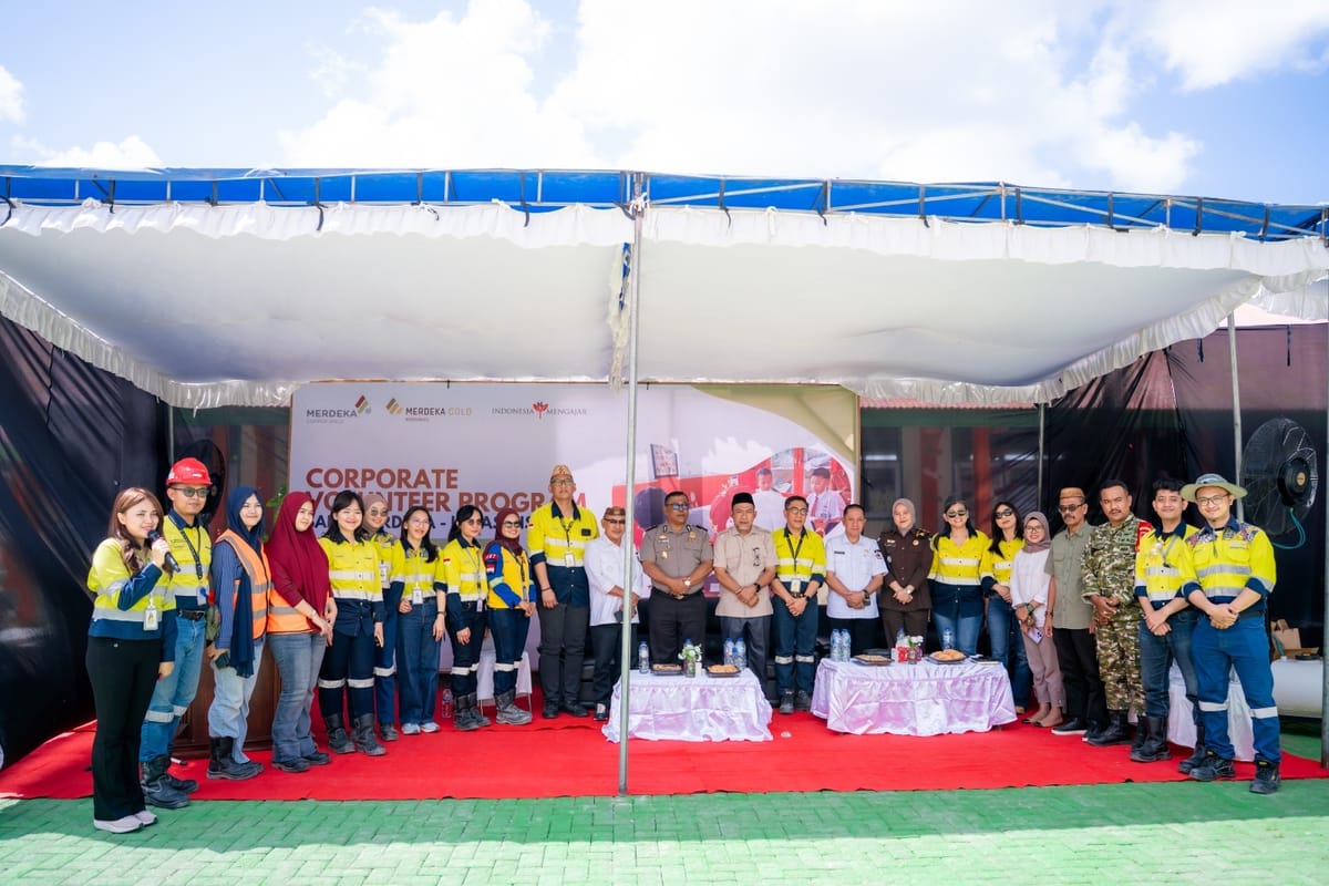 Tambang Emas Pani MDKA Libatkan Karyawan Mengajar Lewat Kelas Inspirasi