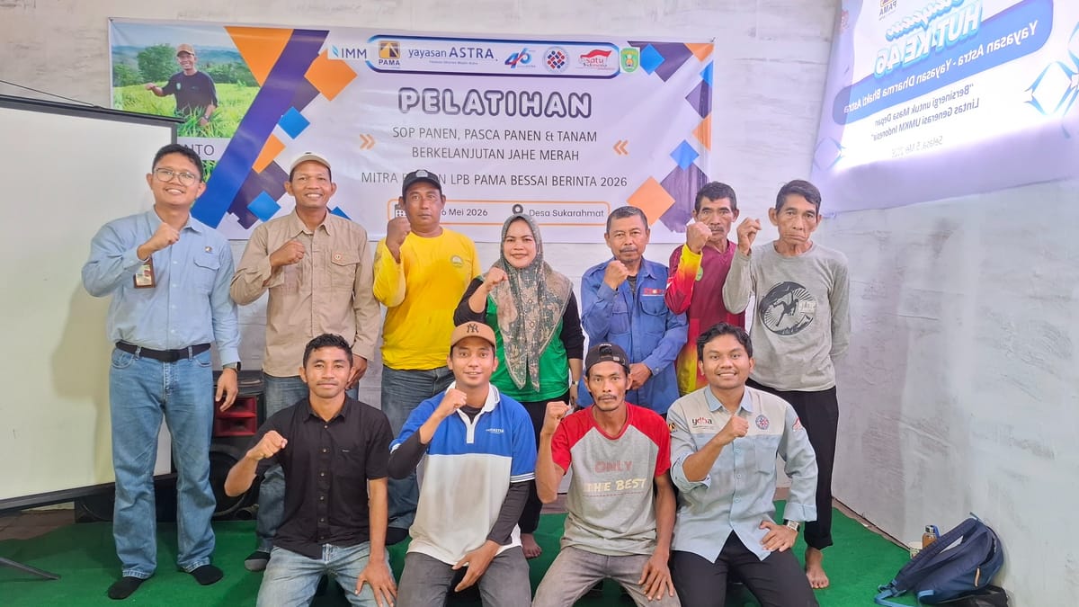PAMA Indo dan LPB PAMA Bessai Berinta Tingkatkan Kualitas dan Akses Pasar Petani Jahe Merah Desa Suka Rahmat