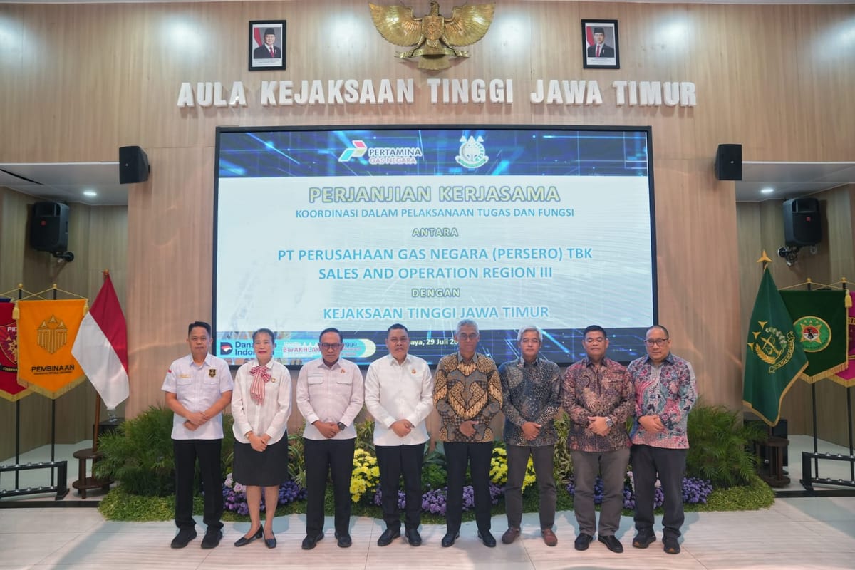 Kejati Jatim-PGN Perkuat Tata Kelola Infrastruktur Energi Nasional