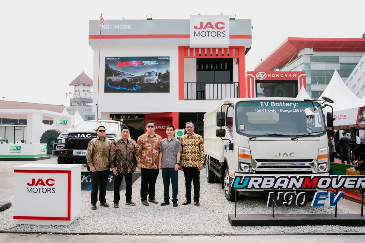 JAC Motors Perkuat Mobilitas Tambang dengan Kendaraan Komersial Listrik di Mining Indonesia 2026