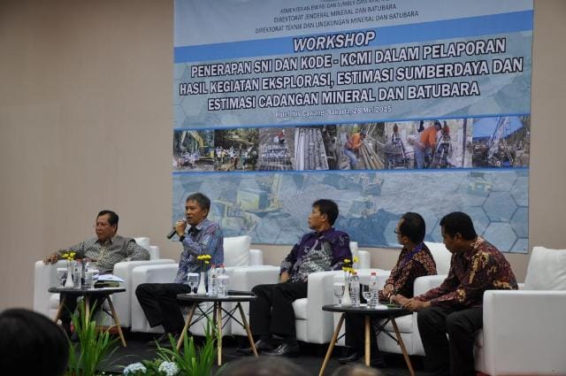 Ditjen Minerba Gelar Workshop Penerapan SNI dan Kode KCMI.