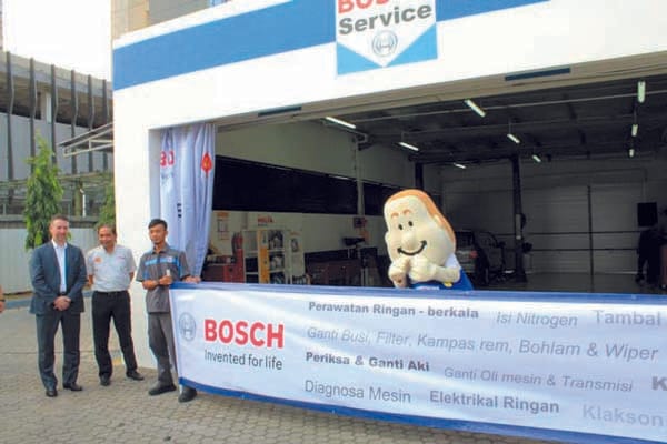 Bengkel Bosch Lengkapi SPBU Shell