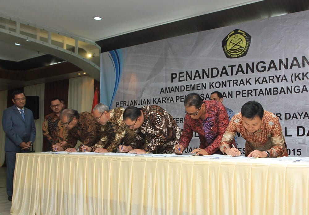 Anak Usaha JResources Tandatangani Amandemen KK