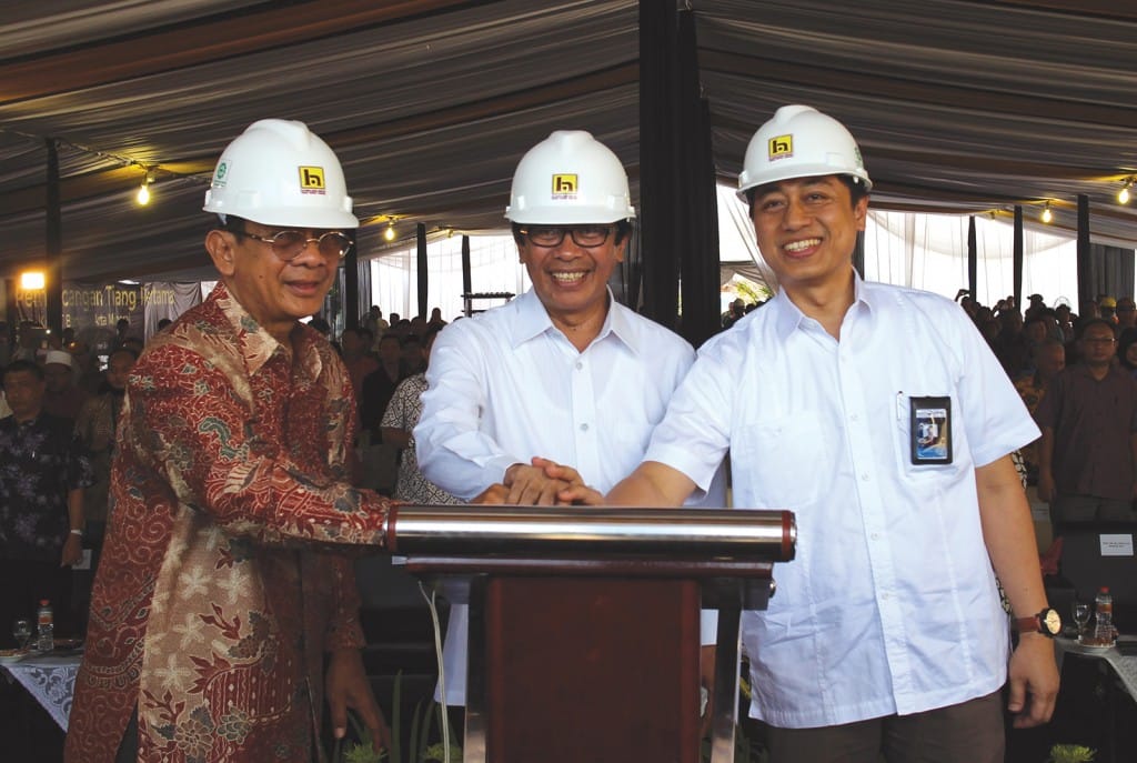 Pemancangan Tiang Pertama Lime Kiln Bangun Arta Group