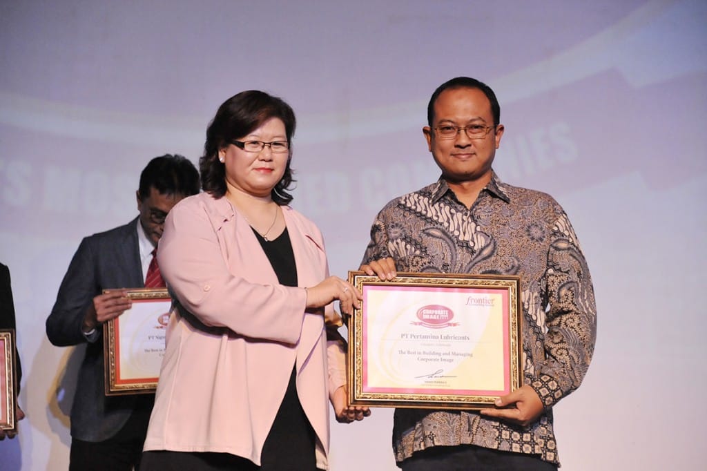 Pertamina Lubricants Pertahankan Penghargaan Corporate Image Ke-7 Kalinya