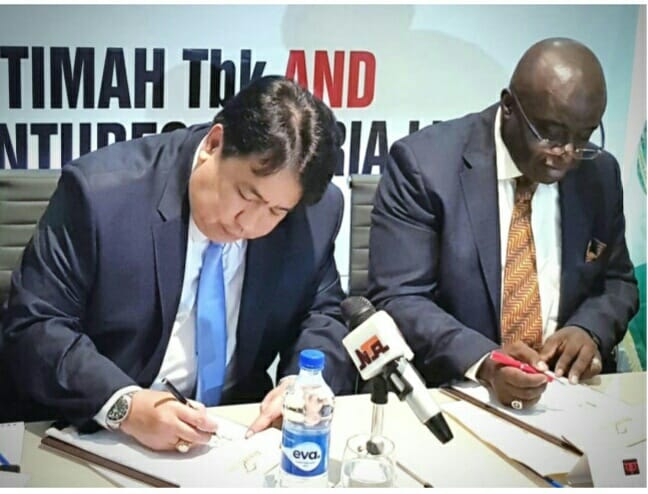 Timah Jalin Kerjasama dengan Topwide Ventures Limited Nigeria