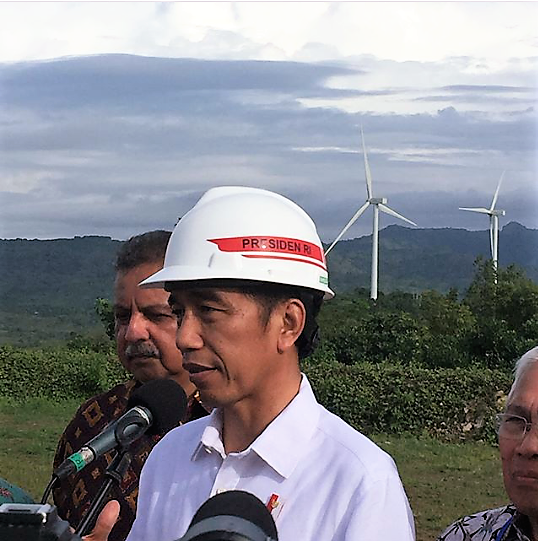 Resmikan PLTB Sidrap, Jokowi: Saya Seperti Di Belanda