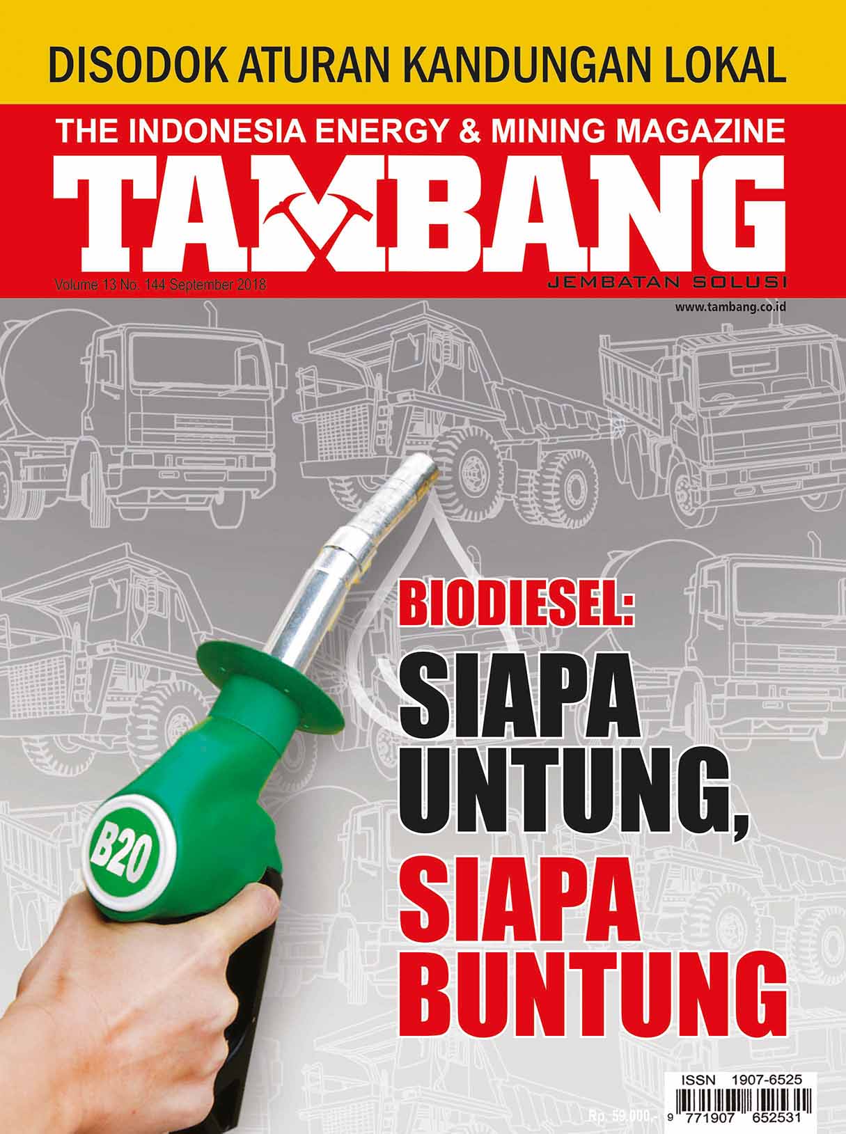 Majalah TAMBANG No 144 Edisi September 2018