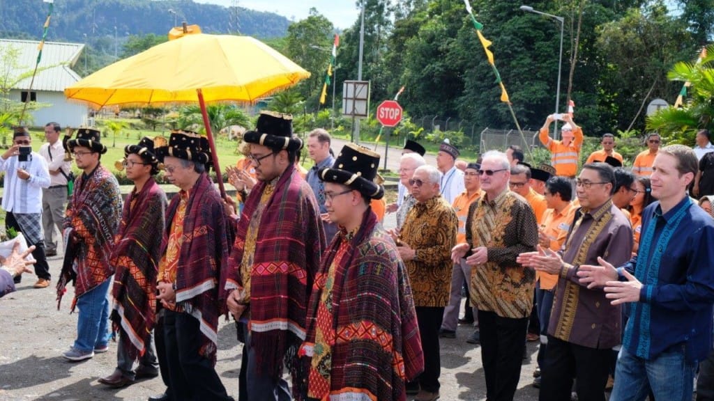Sambut Pemilik Baru, Tambang Emas Martabe Gelar Adat Mamborgo-borgoi