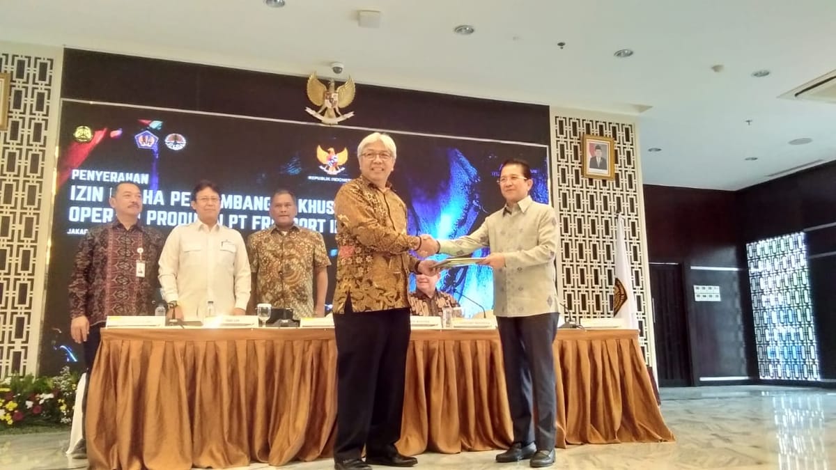 Freeport Tetap Jadi Operator Tambang Grasberg
