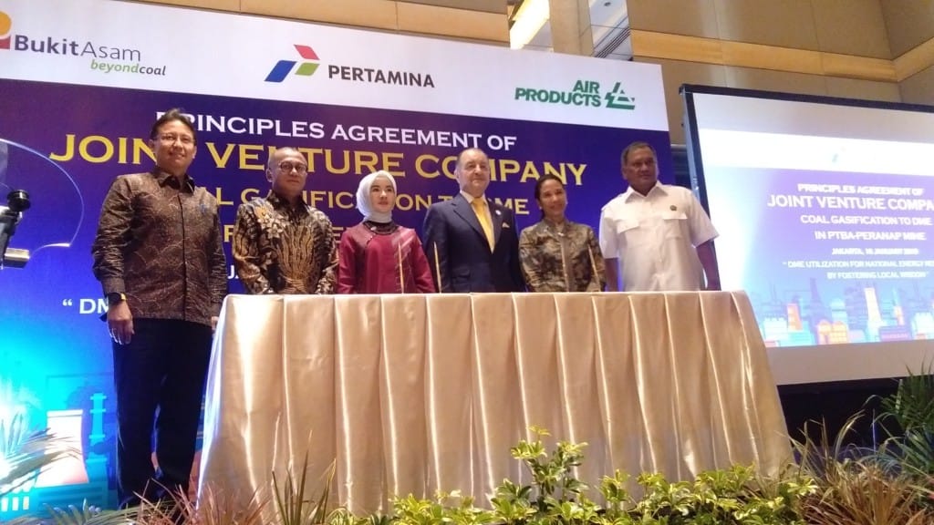Pertamina dan Bukit Asam Teken Perjanjian Proyek DME Di Peranap