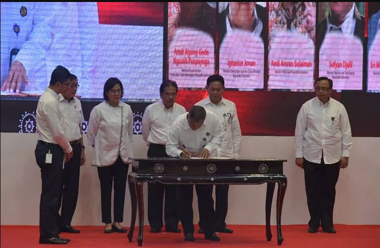 Disaksikan KPK, ESDM Teken Kerja Sama Cegah Korupsi Lintas Kementerian