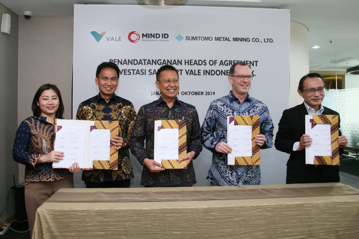 MIND ID Ambil Alih Saham Vale Indonesia