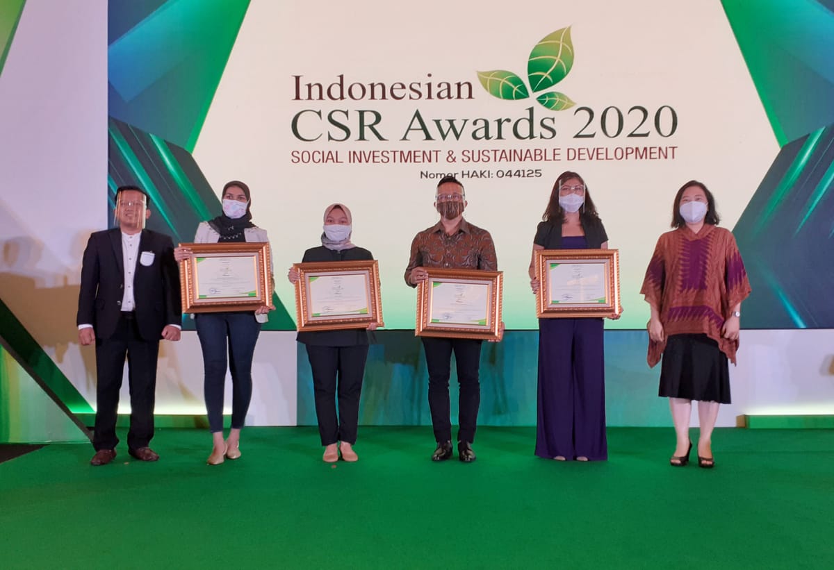 Penghargaan Platinum dan Gold Bidang CSR untuk PT Borneo Indobara