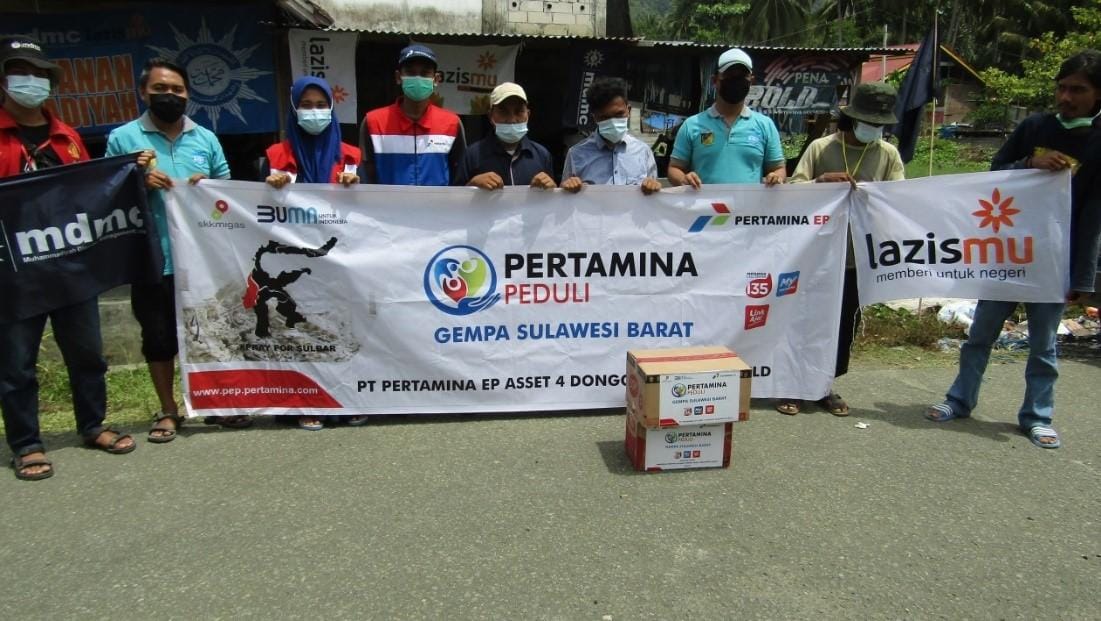 Pertamina EP Salurkan Bantuan Pada Kelompok Rentan Bencana Gempa SulBar