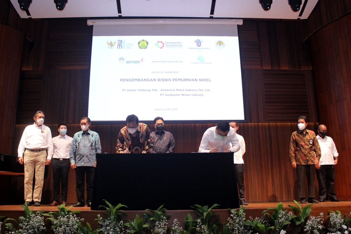 Antam Gandeng Alchemist Dan PT Gunbuster Bangun Smelter Nikel Di Morowali Dan Konawe