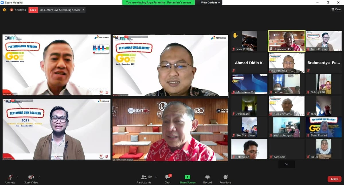 Pertamina Resmi Gelar UMK Academy 2021