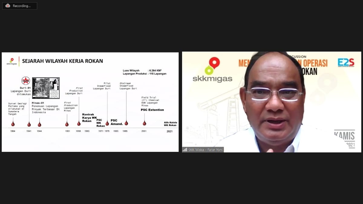 Pengelola Optimis Pasca Alihkelola, Produksi Blok Rokan Bakal Meningkat