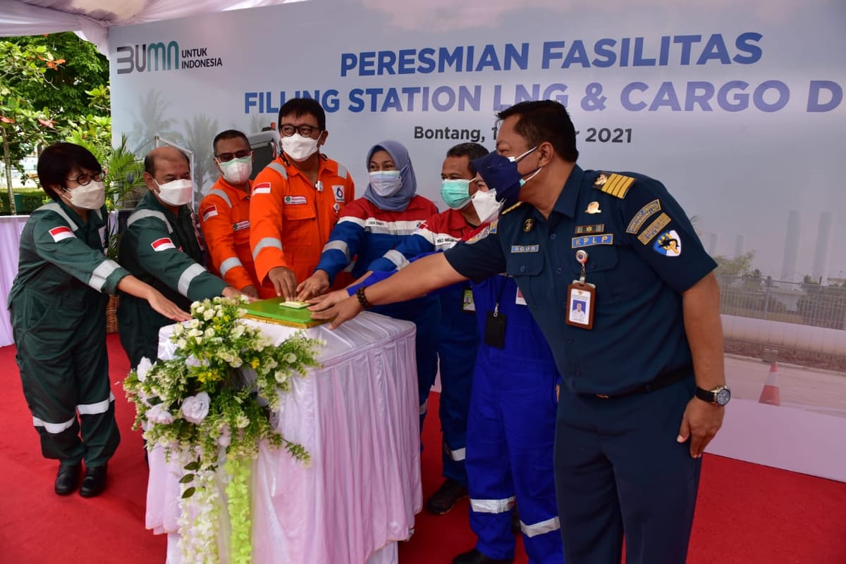 Pertagas Resmi Operasikan Filling Station LNG di Bontang