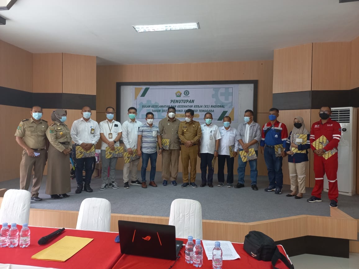 Partisipasi Dalam Kegiatan Bulan K3, PT AKP Dapat Apresiasi Dari Pemprov Sultra