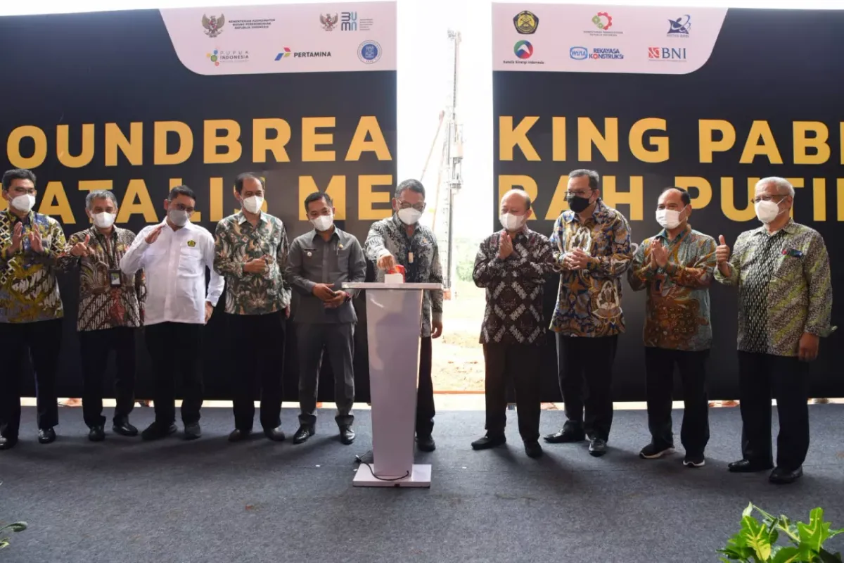 Pabrik Katalis Merah Putih Mulai Dibangun