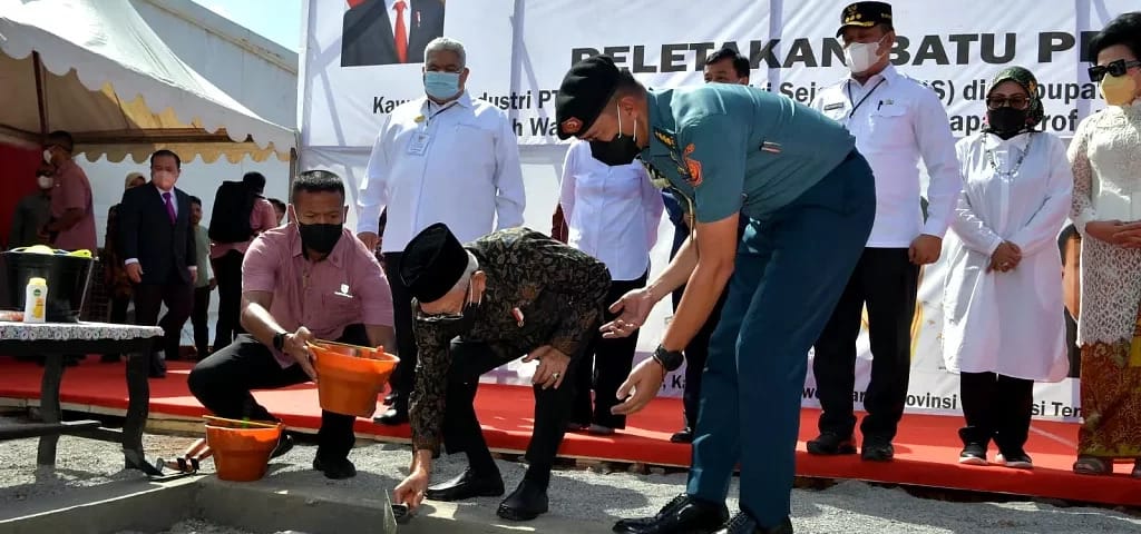 Wapres Hadiri Ground Breaking Kawasan Industri NIS Di Konawe Utara