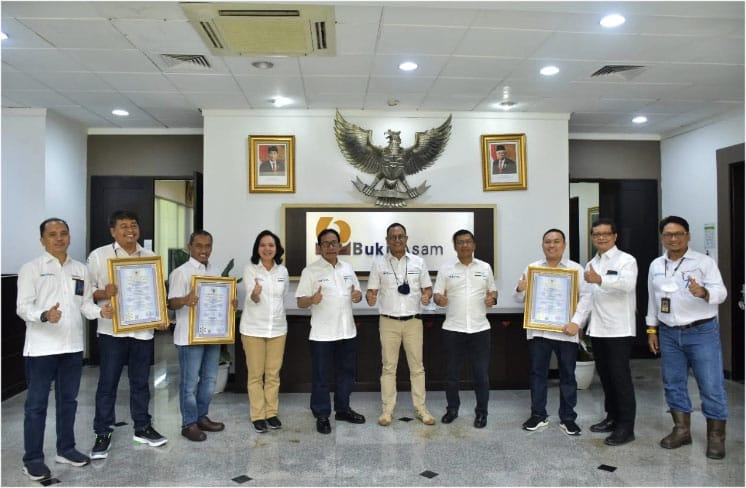 Komitmen Tingkatkan Sistem K3, PTBA Raih Penghargaan dari Menaker