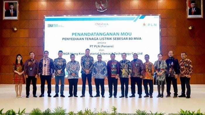 PLN Bakal Pasok Listrik Smelter CNGR Di Tanah Bumbu