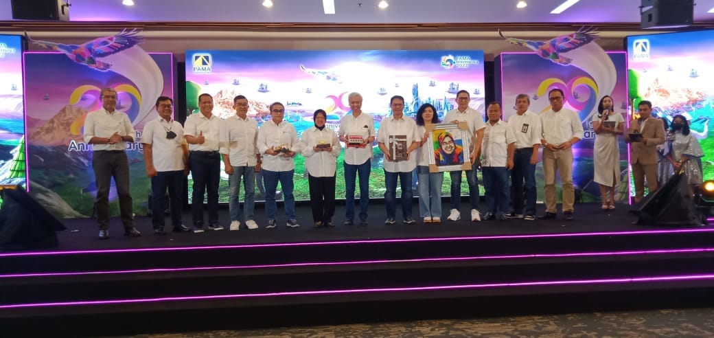 Peringati HUT Ke-29, PAMA Resmikan RTH dan Beri Penghargaan Karyawan Berprestasi