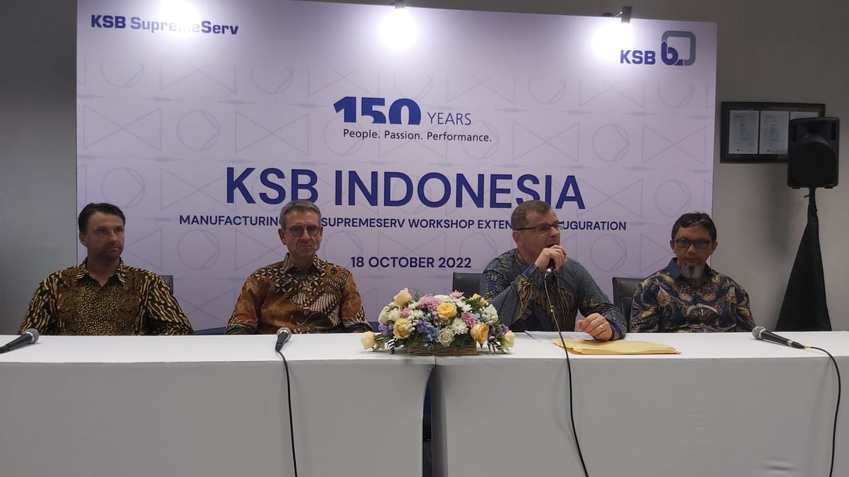KSB Indonesia Resmikan Perluasan Pabrik Baru, Nilai Investasi Capai 3,9 Juta Euro
