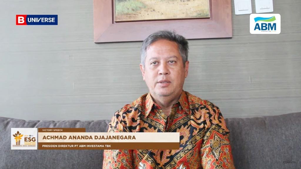 ABM Investama Raih Penghargaan ESG Disclosure Award 2022