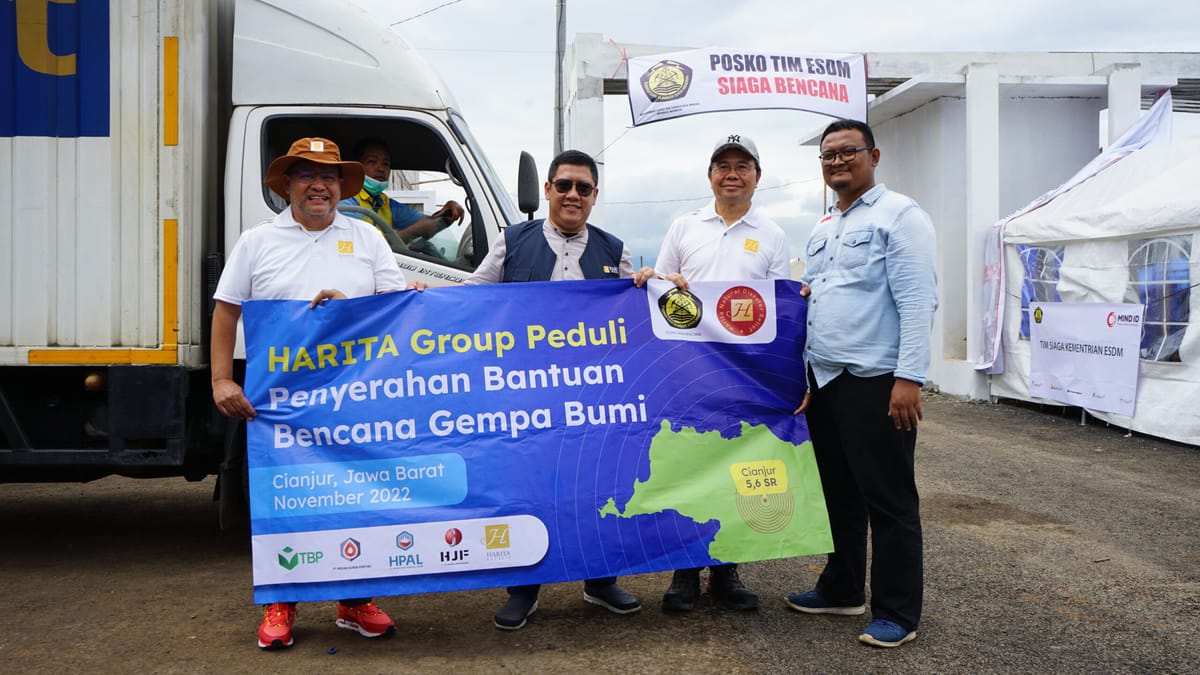 HARITA Group Salurkan Dua Tahap Bantuan Bagi Korban Bencana Gempa Cianjur