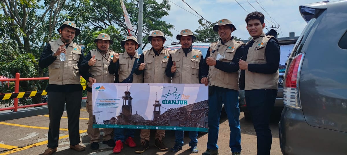 PT Gag Nikel Terjun Tangani Korban Gempa Cianjur