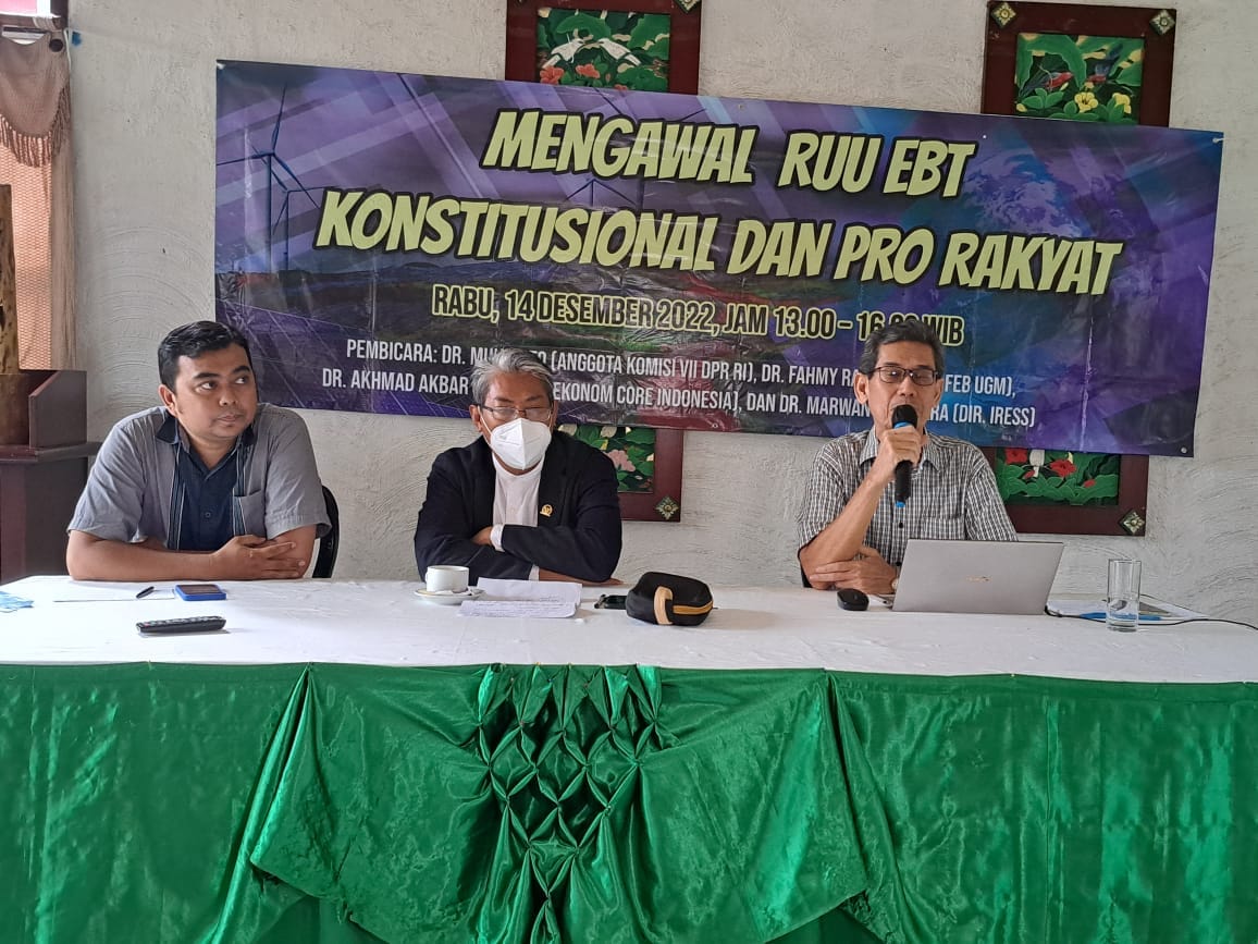 DIM Final Belum Diserahkan ke DPR, Pengesahan RUU EBT Terancam Molor Lagi