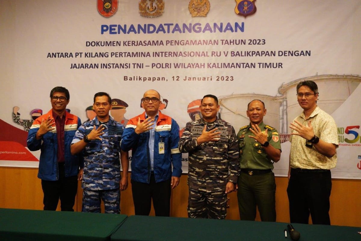 Gandeng TNI-Polri, Pertamina Amankan Objek Vital Nasional Kilang Balikpapan