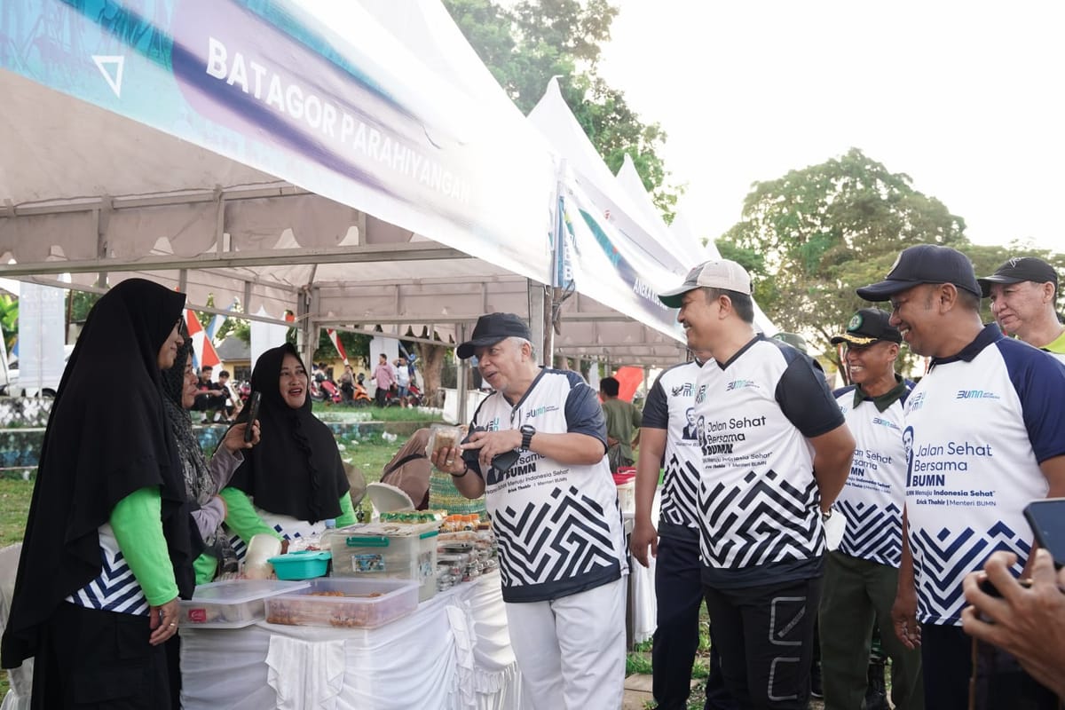 BUMN Gelar Jalan Sehat Bersama di Babel, PT Timah Libatkan 60 UMKM