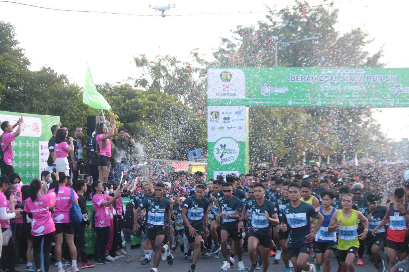 Sosialisasikan Budaya K3, Berau Coal Gelar Siaga Run 5K
