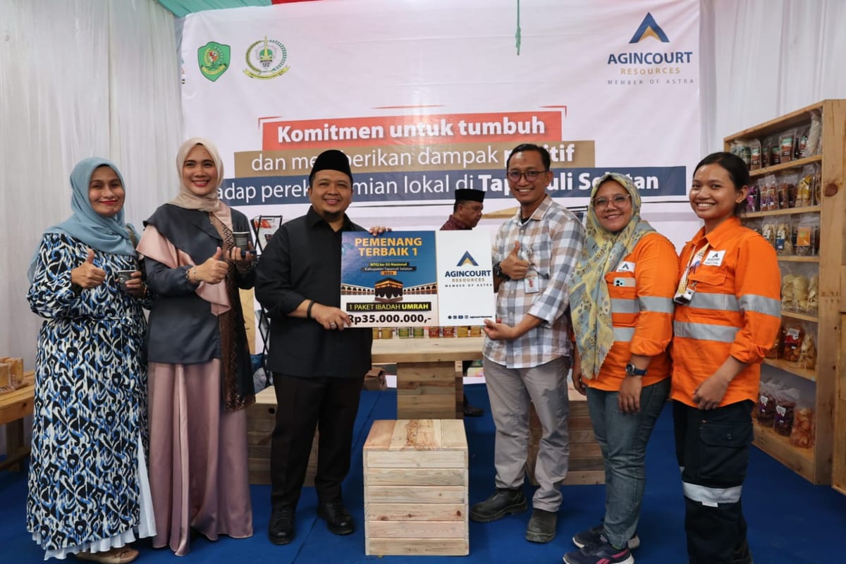 Dukung Pelaksanaan MTQ Kabupaten Tapanuli Selatan, PTAR Berikan Hadiah Umrah      