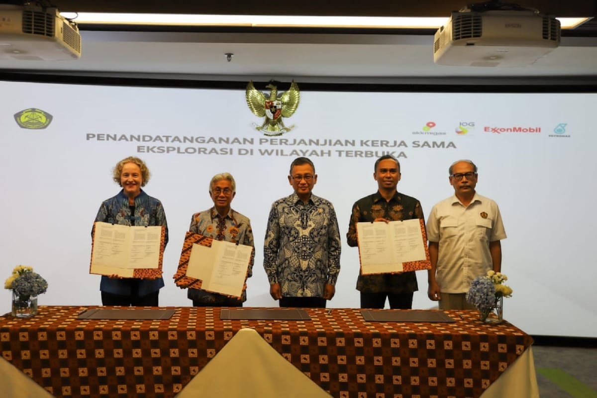 SKK Migas Dan Konsorsius ExxonMobil Tandatangani Kerjasama Ekspolari Di Area Terbuka Indonesia
