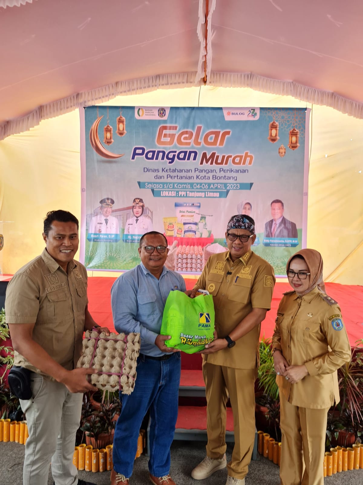 Terlibat Di Pasar Murah, PAMA Raih Piagam Penghargaan Dari Wali Kota Bontang