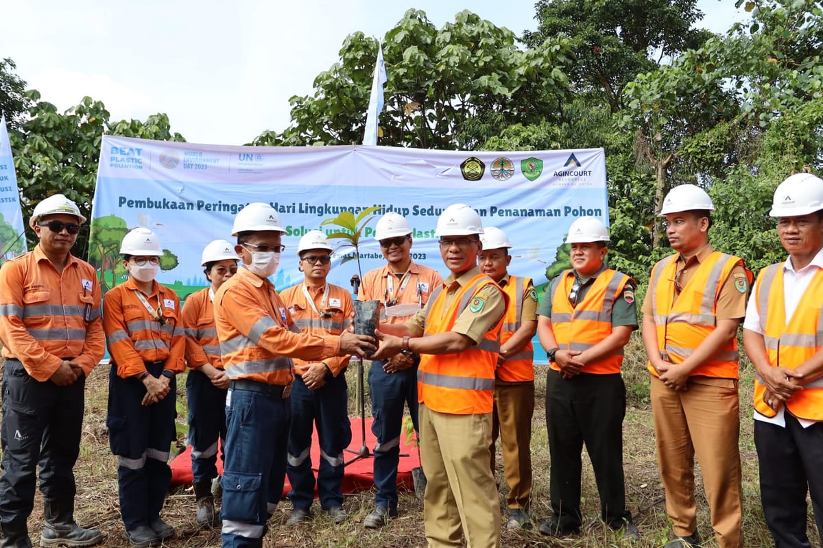 Hari Lingkungan Hidup Sedunia, Agincourt Resources Tingkatkan Daur Ulang Sampah Plastik