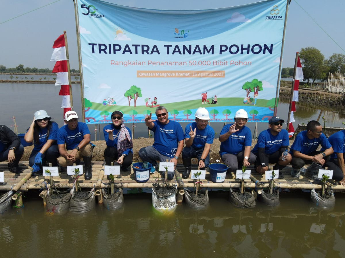 Dukung Cegah Perubahan Iklim, TRIPATRA Tanam 50.000 Pohon